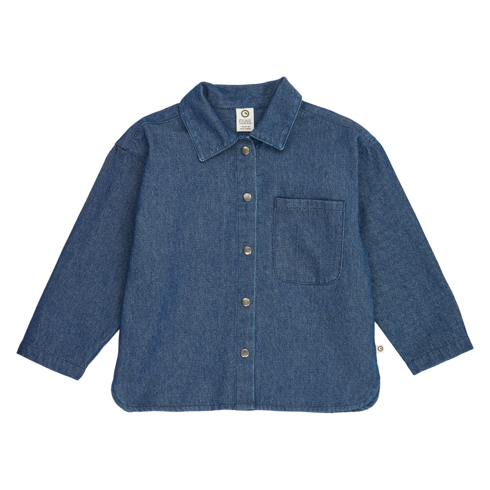 müsli Denim L/S Shirt L_S Tee Denim navy 763001300