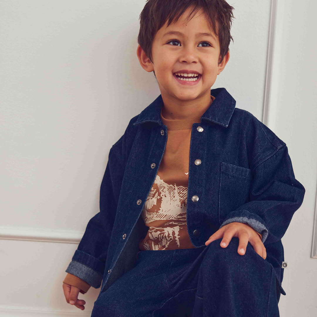 müsli Denim L/S Shirt L_S Tee Denim navy 763001300