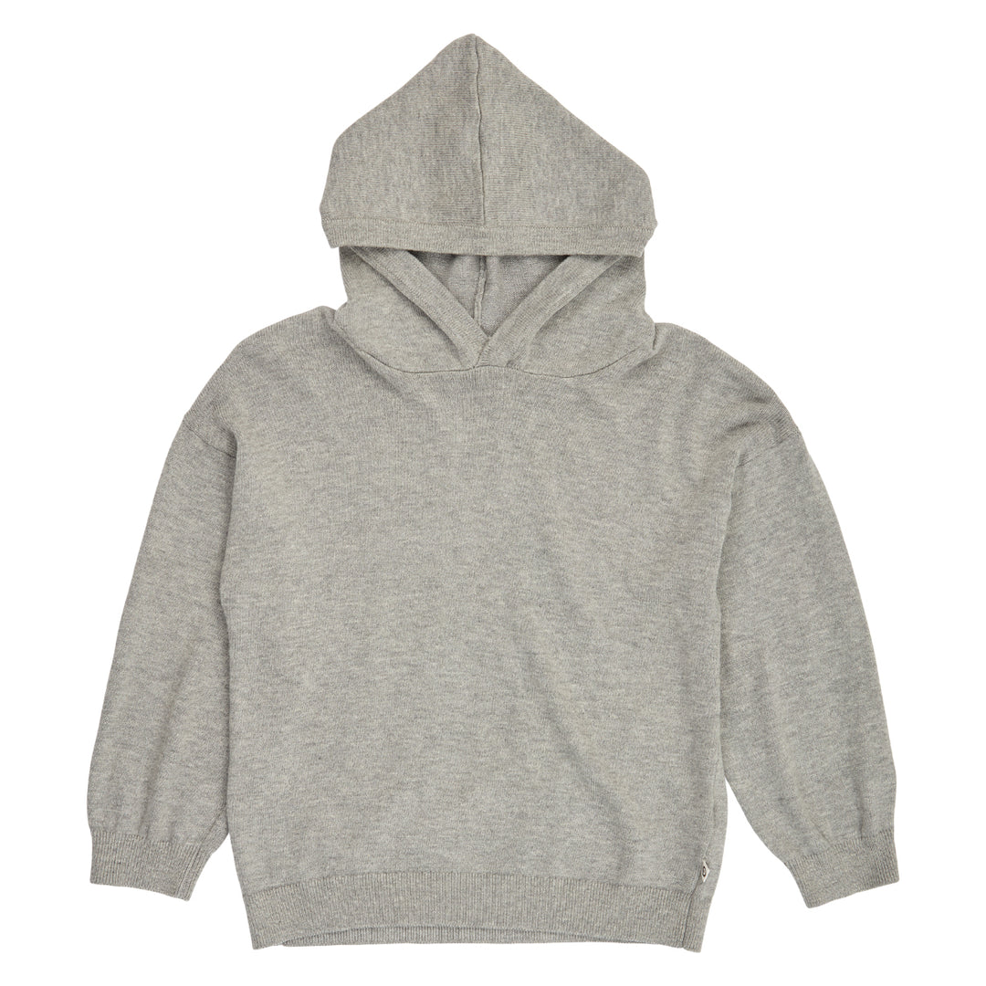 müsli Dogs Knit Hoodie L_S Tee Pale greymarl 207670000