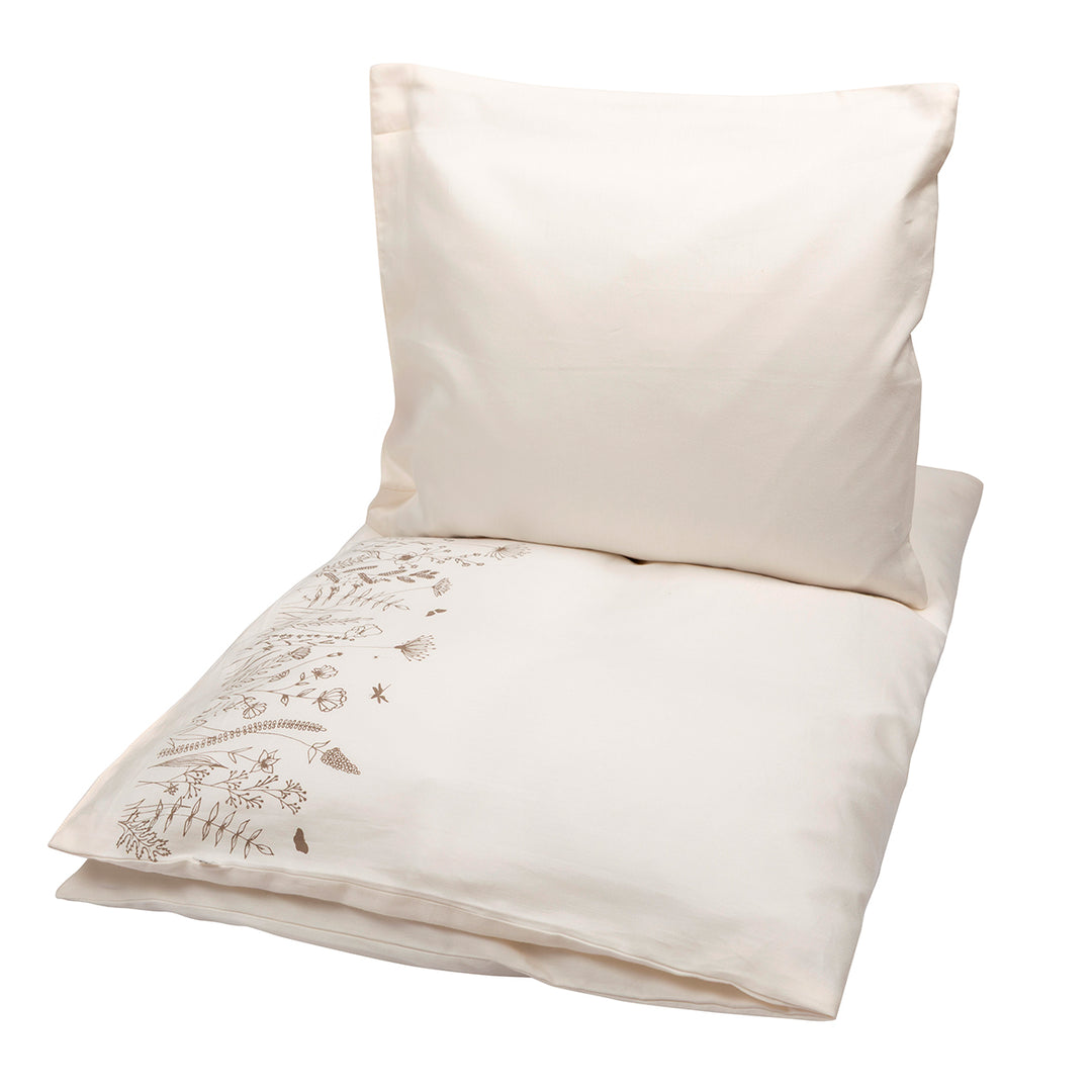 müsli FLORAL FIELD bed linen -BABY Bed Linen & Blankets Balsam cream 011100100