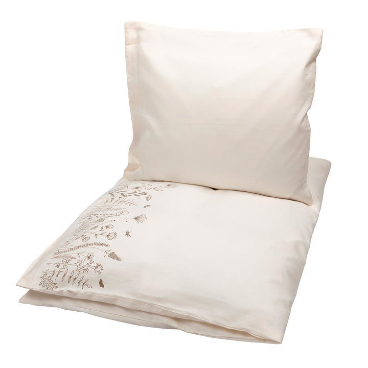 müsli FLORAL FIELD bed linen -BABY Bed Linen & Blankets Balsam cream 011100100