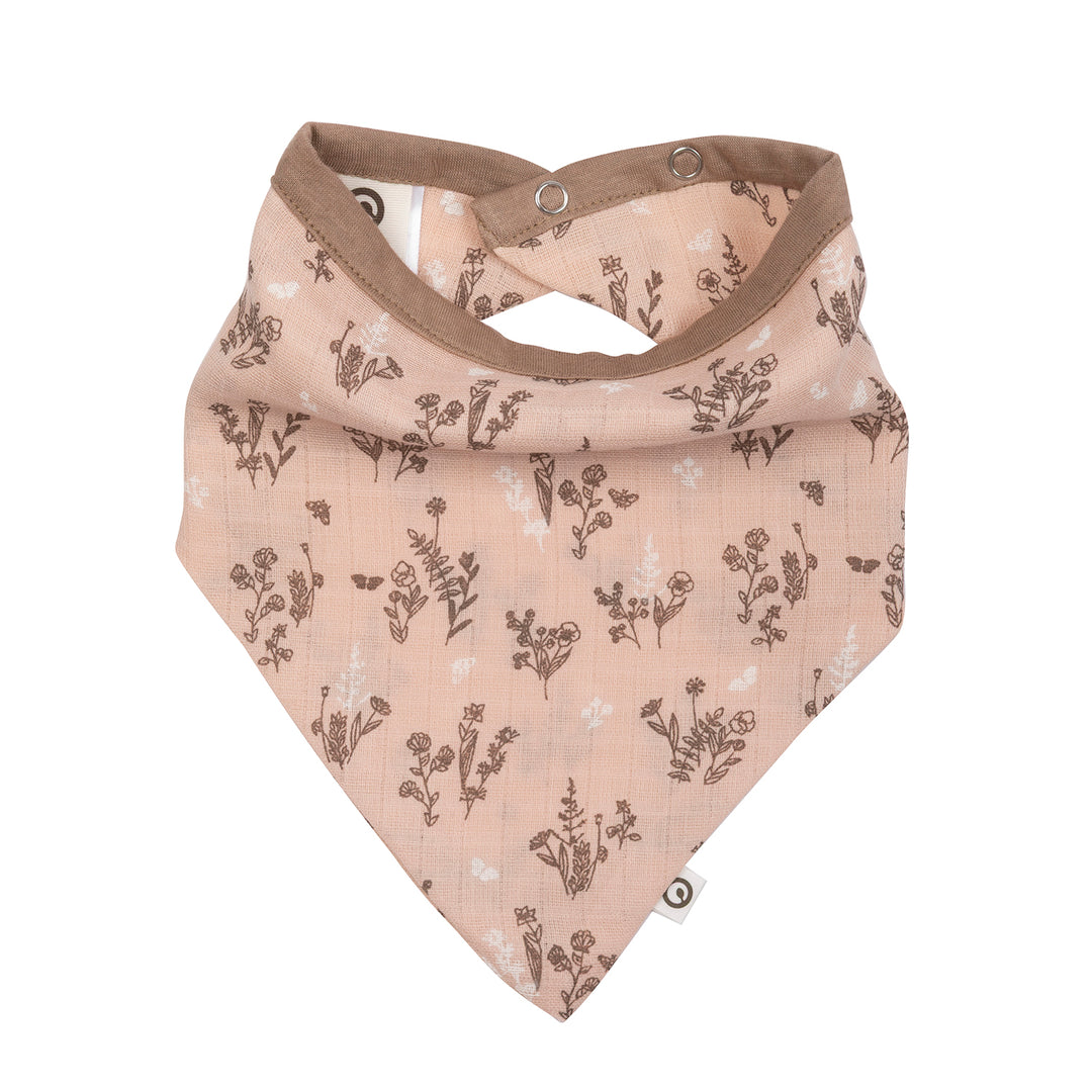 müsli FLORA muslin bib Bibs Nightingale/ balsam cream/ walnut 690000317