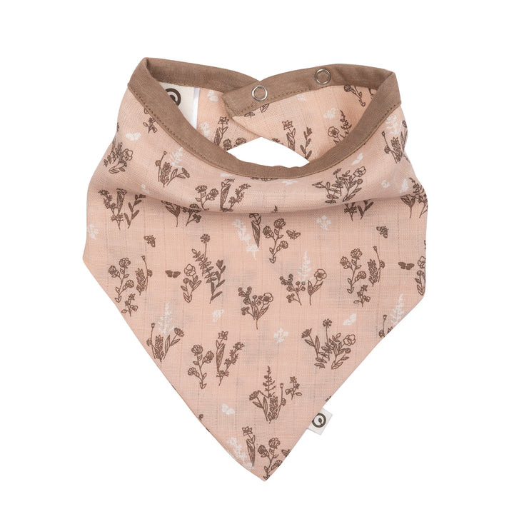 müsli FLORA muslin bib Bibs Nightingale/ balsam cream/ walnut 690000317