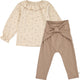 müsli Fleur Baby Set L_S Tee Oak/ Walnut/ Blush 690000334