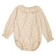 müsli Fleur Frill Collar L/S Body Bodystockings Oak/ Walnut/ Blush 690000334