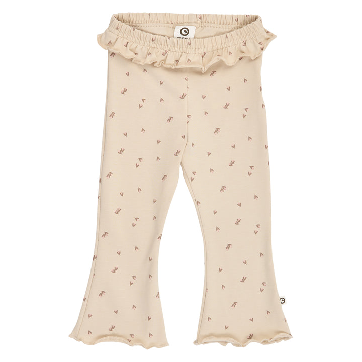 müsli Fleur Frill Flared Pants Baby Pants Oak/ Walnut/ Blush 690000334