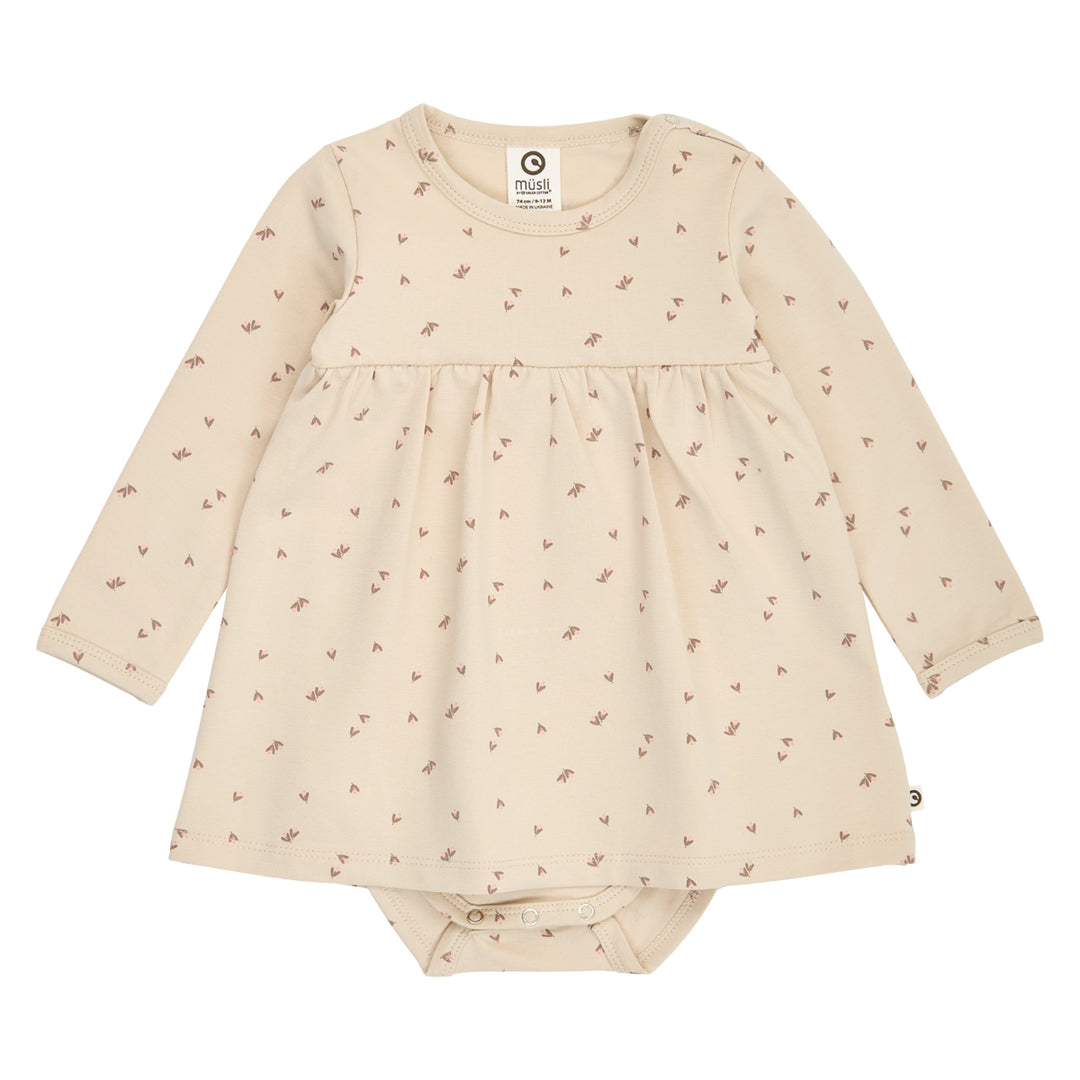 müsli Fleur L/S Dress Body Dress Oak/ Walnut/ Blush 690000334