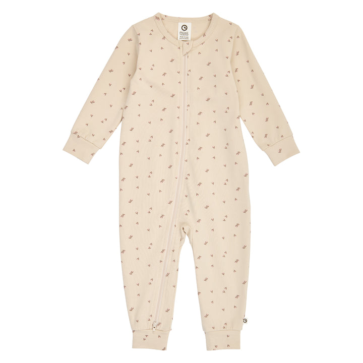 müsli Fleur Zip Bodysuit Bodystockings Oak/ Walnut/ Blush 690000334