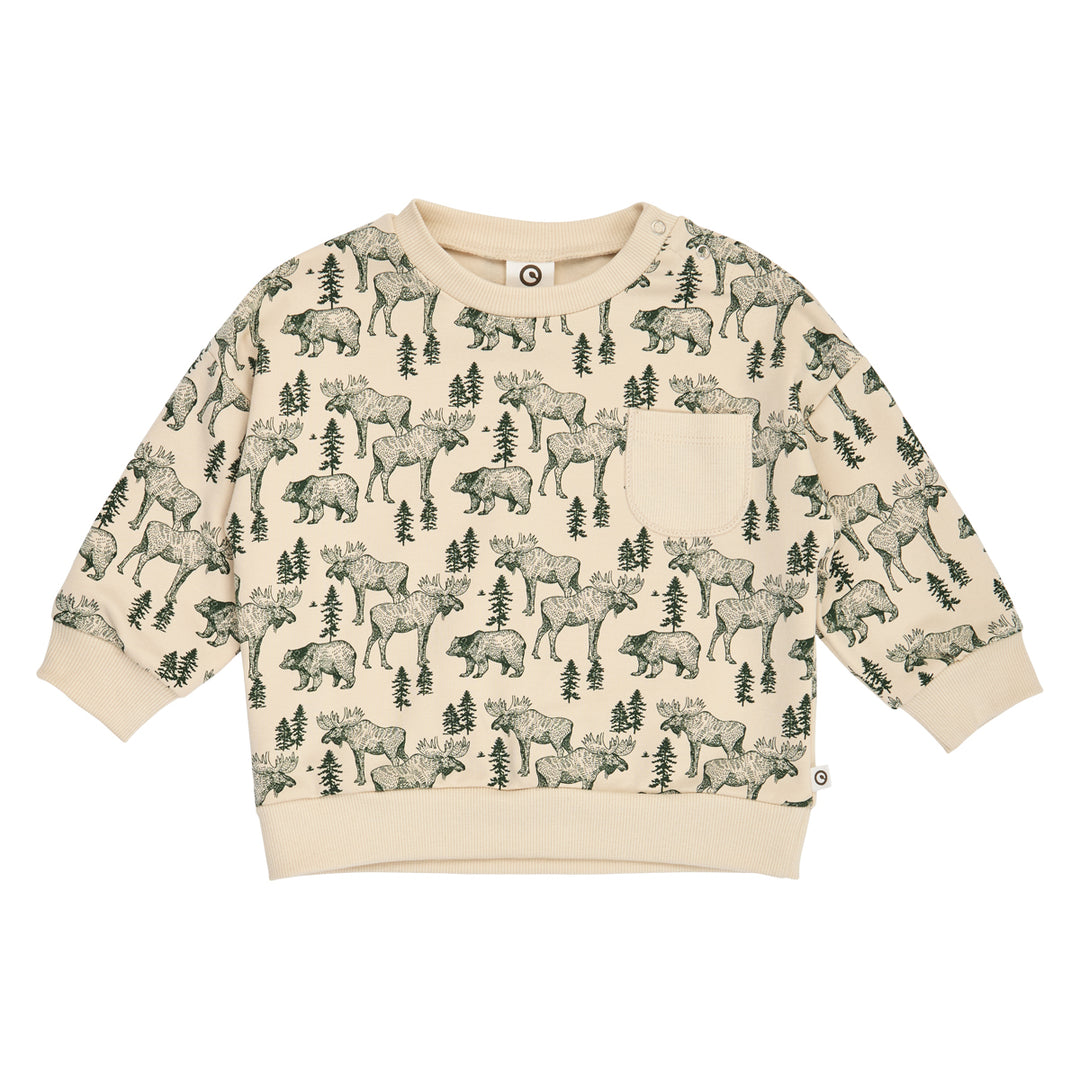 müsli Forest Baby Set L_S Tee Oak/ Forest green 690000335
