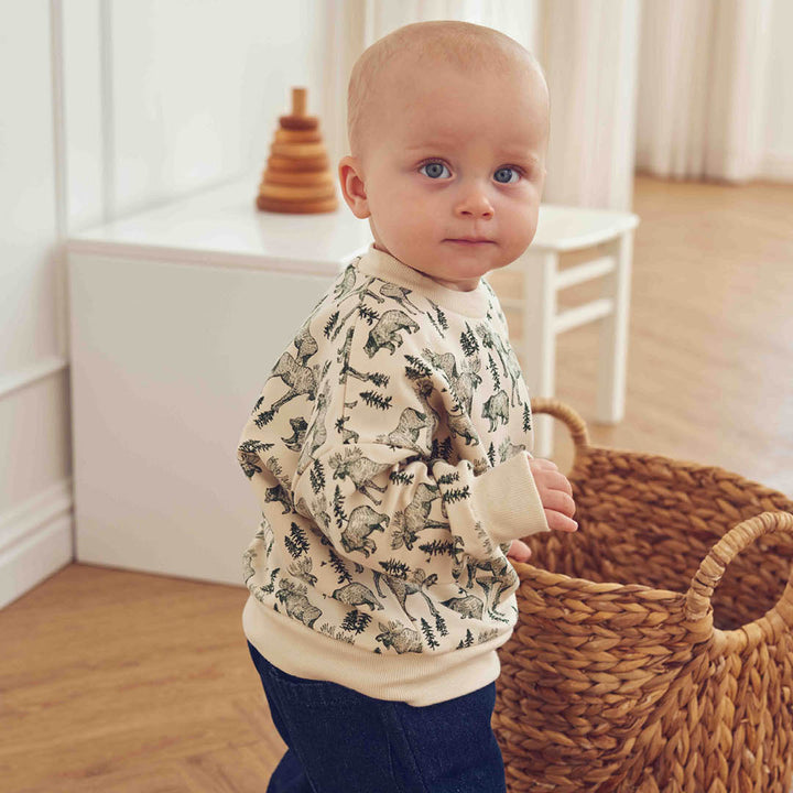 müsli Forest Sweatshirt Baby L_S Tee Oak/ Forest green 690000335