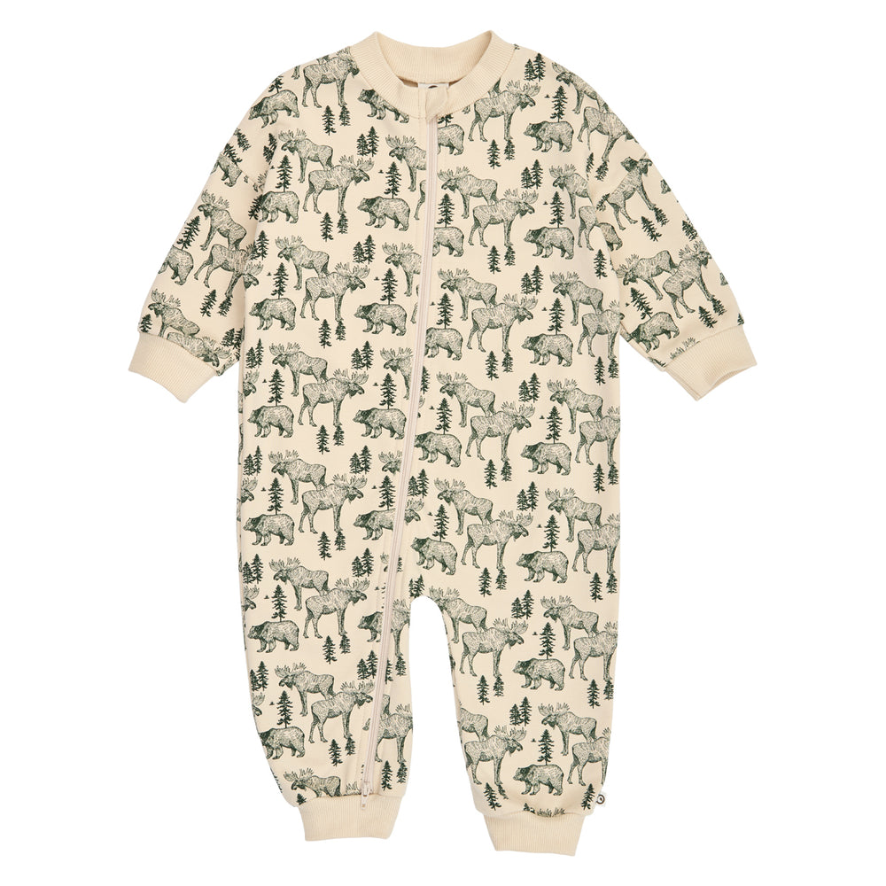 müsli Forest Zip Bodysuit Bodystockings Oak/ Forest green 690000335