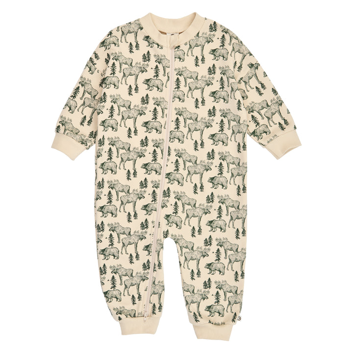 müsli Forest Zip Bodysuit Bodystockings Oak/ Forest green 690000335