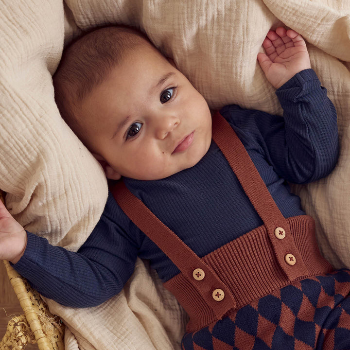 müsli HARLEQUIN KNIT overalls Bodystockings Root 019122804