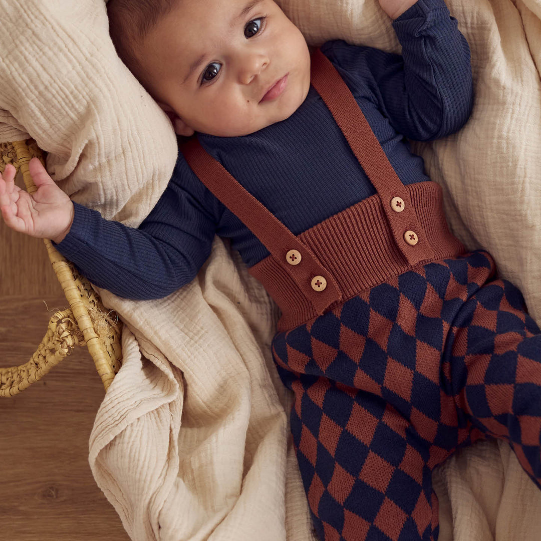 müsli HARLEQUIN KNIT overalls Bodystockings Root 019122804