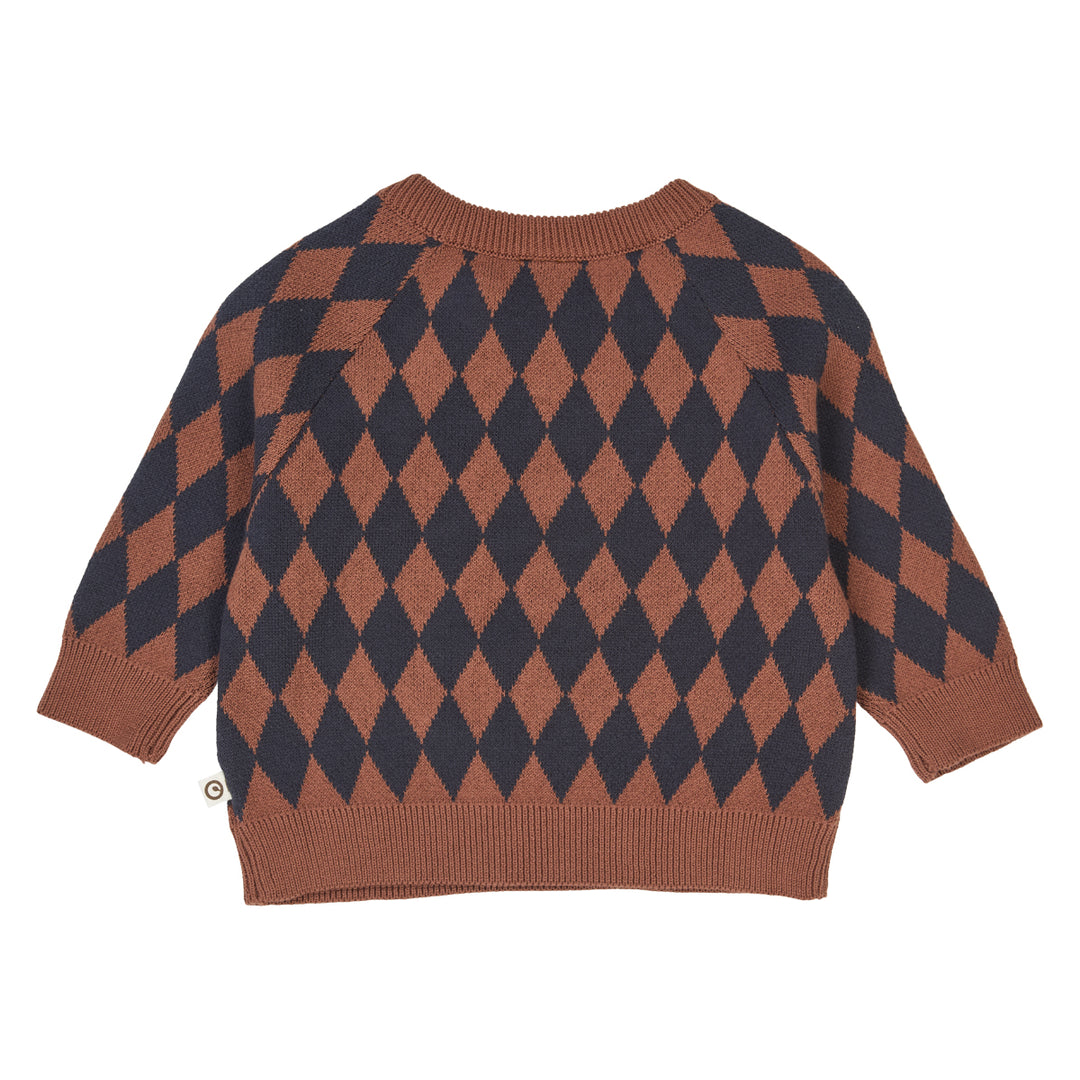 müsli HARLEQUIN KNIT sweater L_S Tee Root 019122804