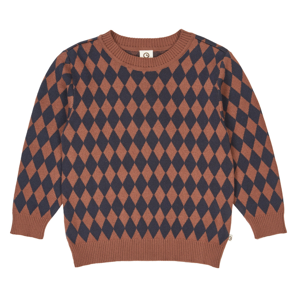 müsli HARLEQUIN KNIT sweater L_S Tee Root 019122804