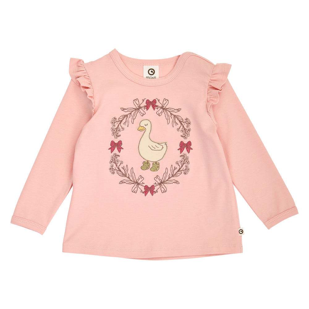 müsli Heritage Duck Baby Set L_S Tee Blush 014150801
