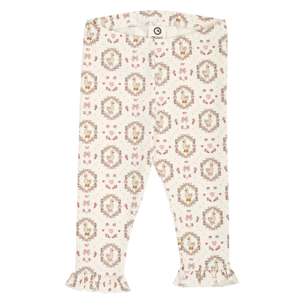 müsli Heritage Duck Frill Leggings Baby Leggings Balsam cream/ Blush/ Baroque rose 690000341