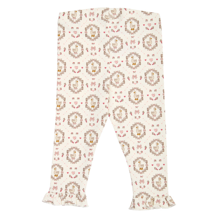 müsli Heritage Duck Frill Leggings Baby Leggings Balsam cream/ Blush/ Baroque rose 690000341