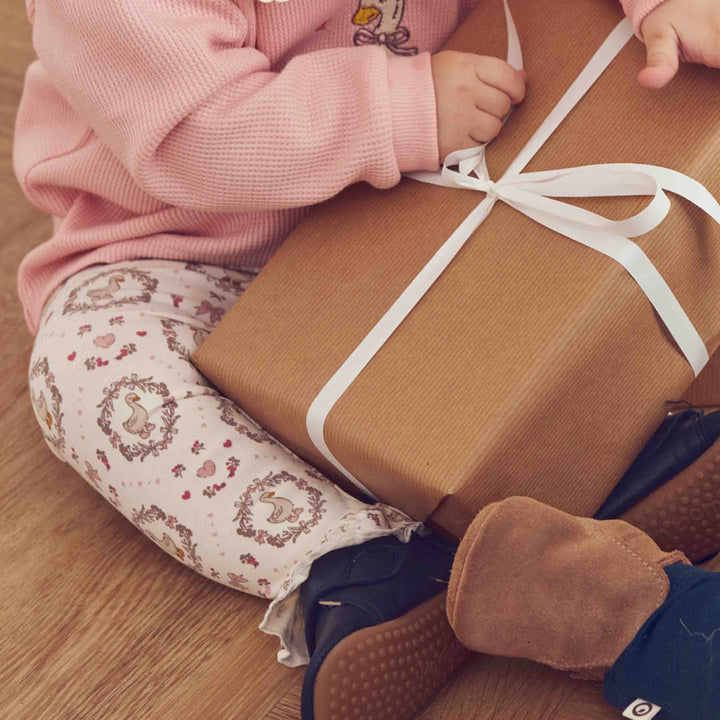 müsli Heritage Duck Frill Leggings Baby Leggings Balsam cream/ Blush/ Baroque rose 690000341