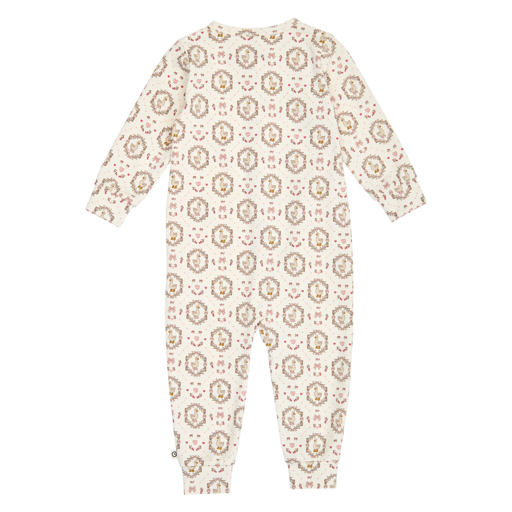 müsli Heritage Duck Zip Bodysuit Bodystockings Balsam cream/ Blush/ Baroque rose 690000341