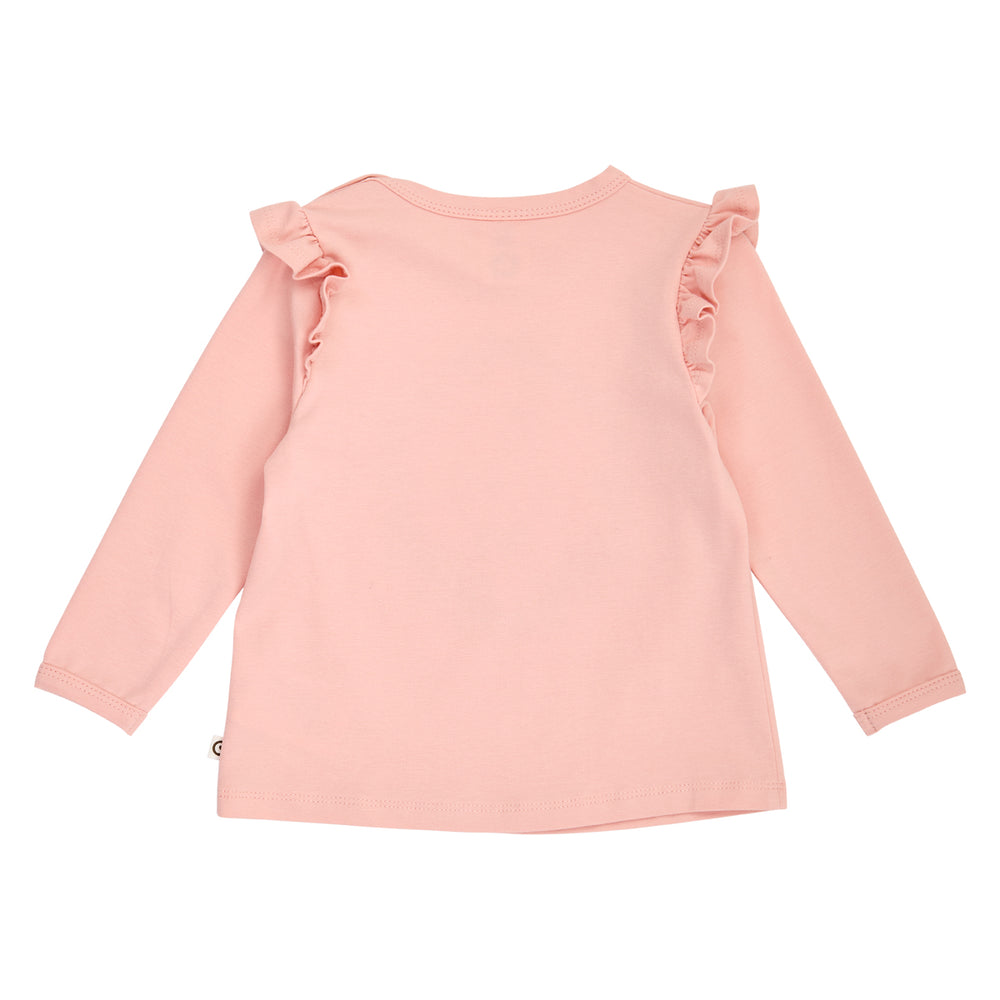 müsli Heritage Frill L/S T Baby L_S Tee Blush 014150801