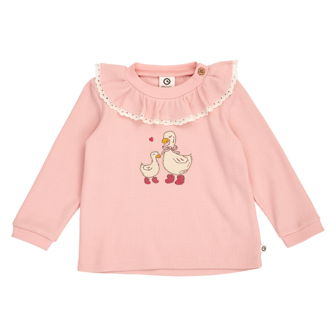 müsli Heritage Sweatshirt Baby L_S Tee Blush 014150801