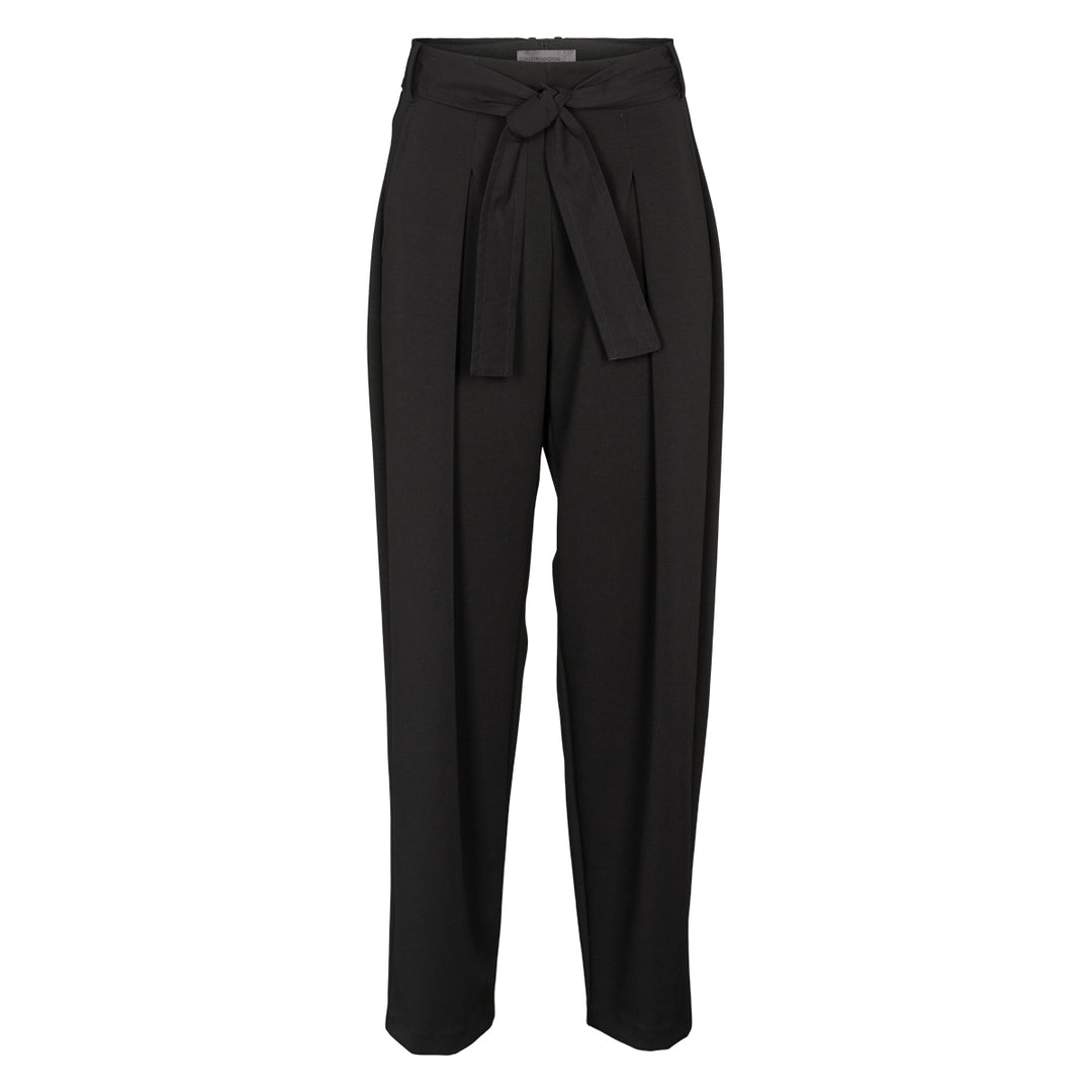 Conservandum INTERLOCK barrel pants Pants Black 019400706