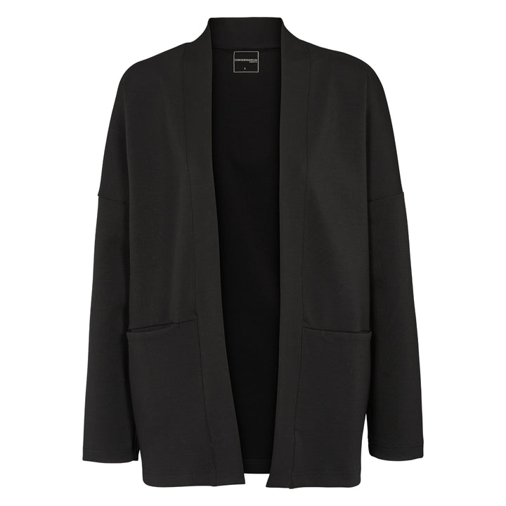 Conservandum INTERLOCK jacket Cardigan Black 019400706