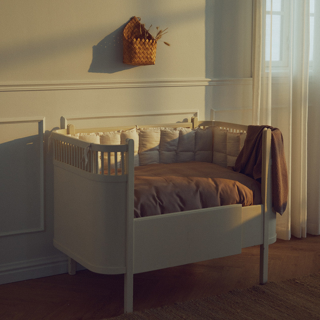müsli KAPOK cot bumper 28x200 cm Nursery Balsam cream 011100100