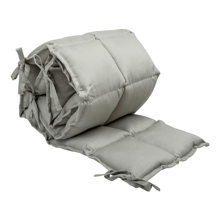 müsli KAPOK cot bumper 28x200 cm Nursery Mineral green 016590401