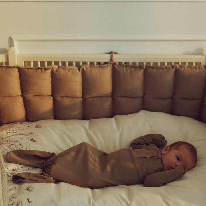 müsli KAPOK cot bumper 28x200 cm Nursery Walnut 017080802