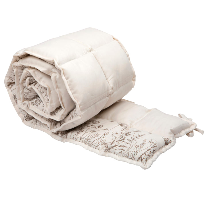 müsli KAPOK printed bumper 28x200 cm Nursery Balsam cream 011100100