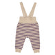müsli KNIT STRIPE overalls Bodystockings Oak 013040001