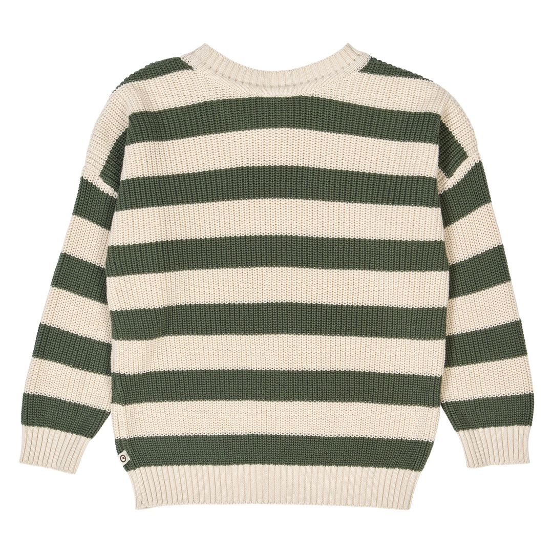 müsli KNIT STRIPE sweater L_S Tee Oak 013040001
