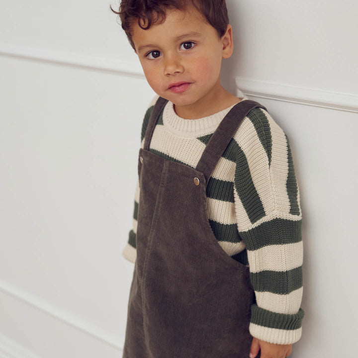 müsli KNIT STRIPE sweater L_S Tee Oak 013040001