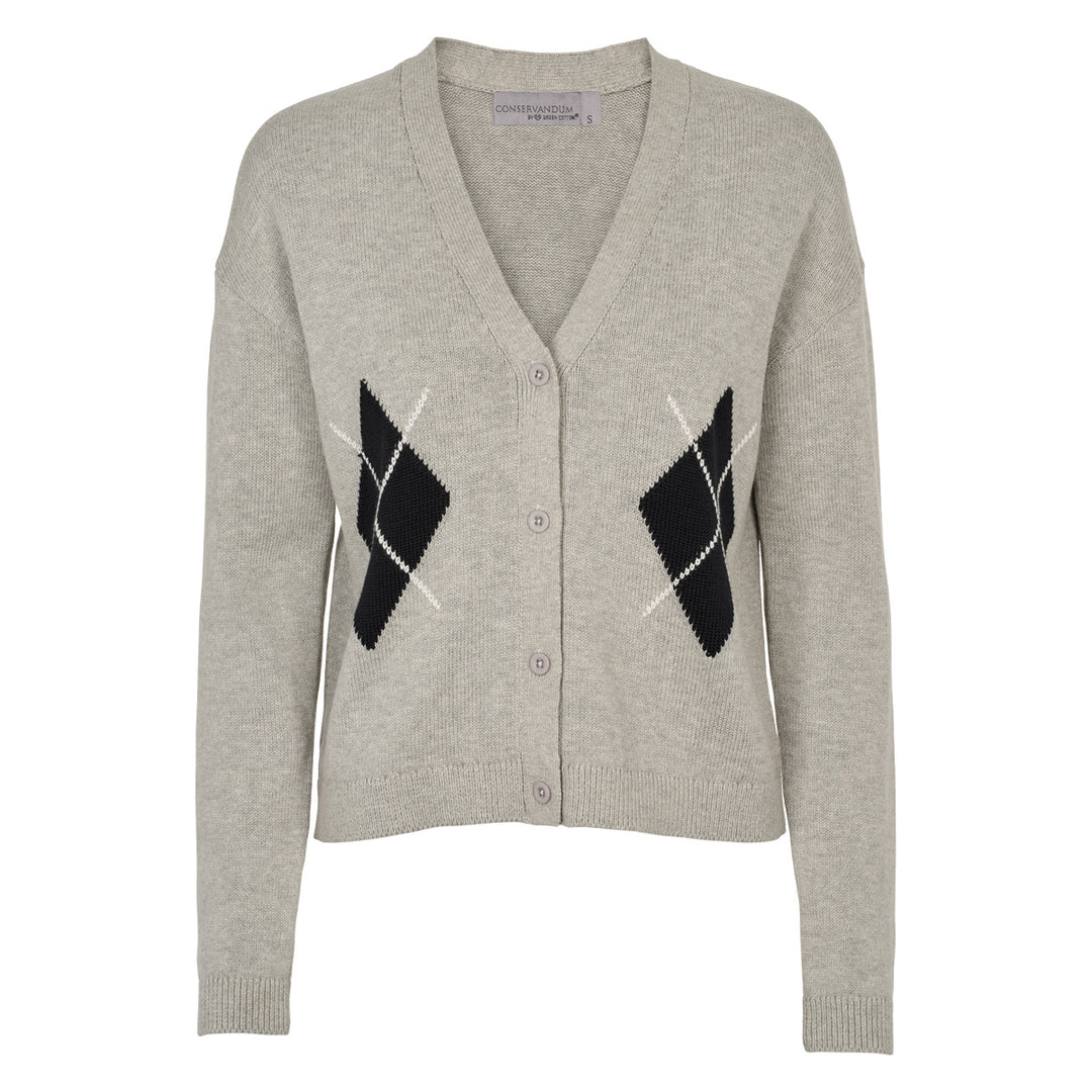 Conservandum KNIT cardigan Cardigan Grey melange 059202700