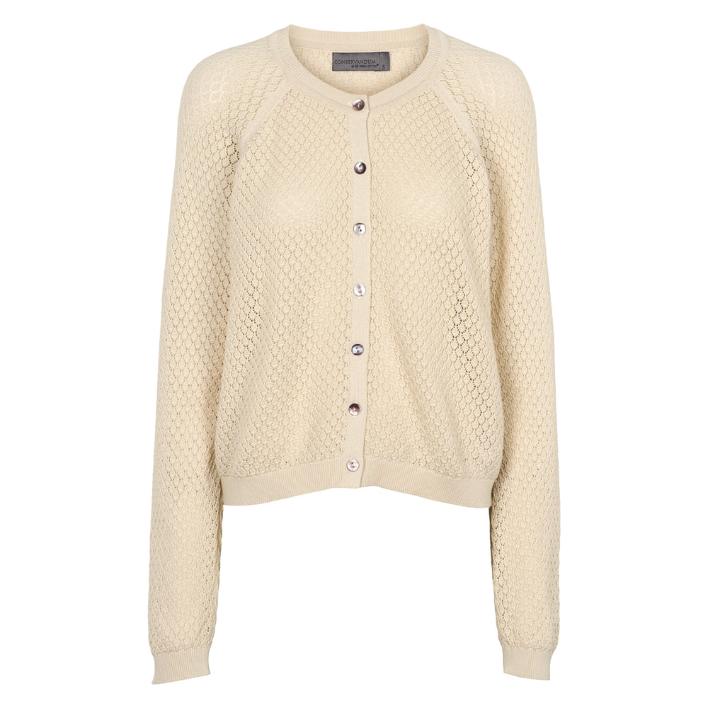 Conservandum KNIT cardigan Cardigan Birch 013090500