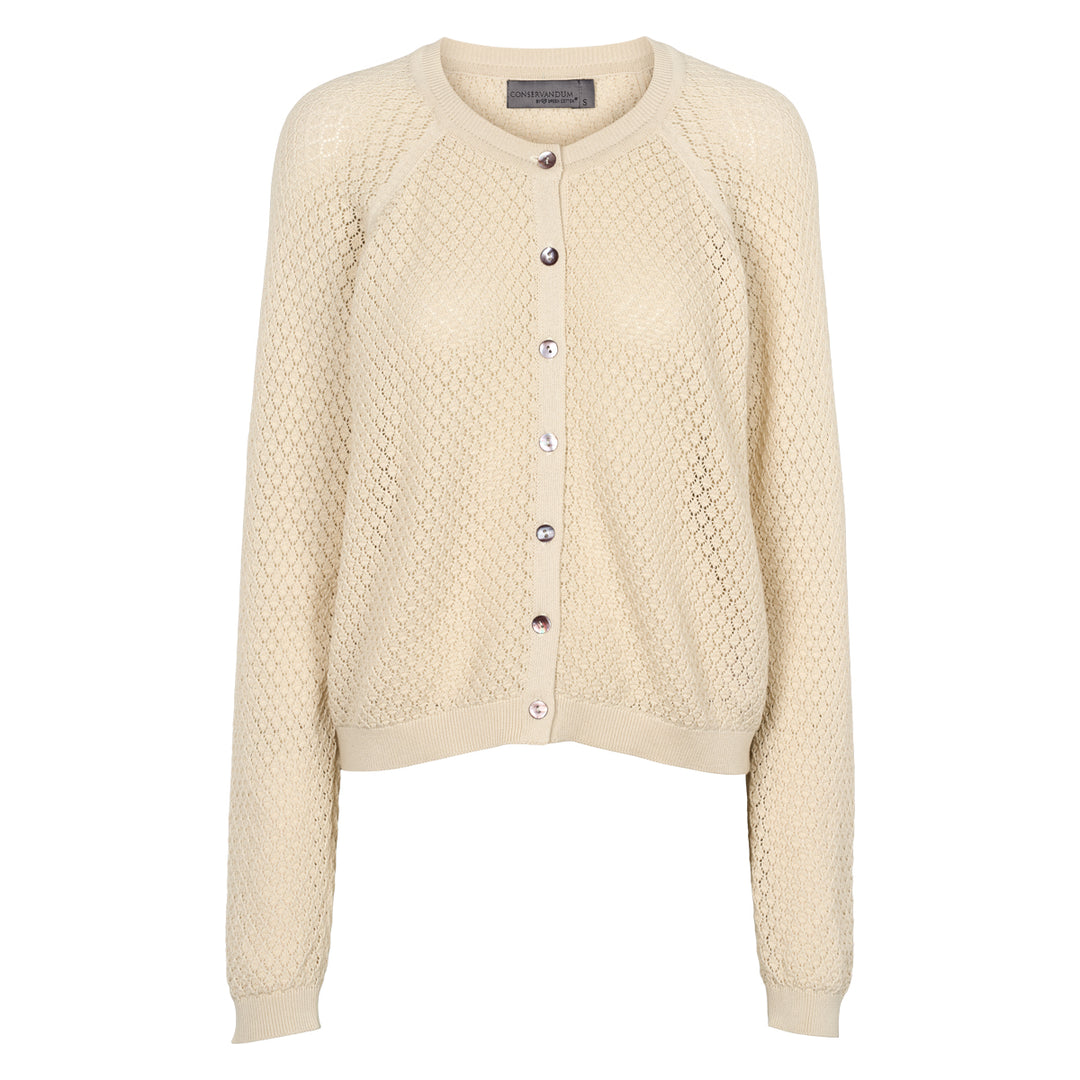 Conservandum KNIT cardigan Cardigan Birch 013090500