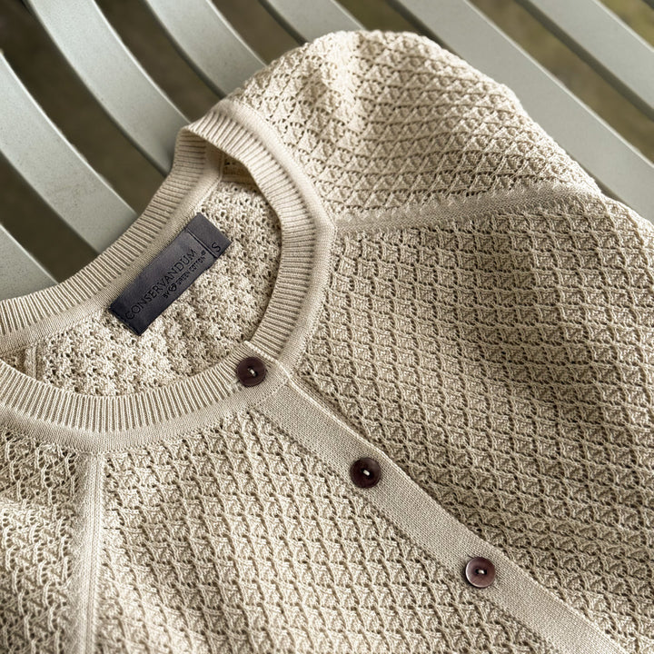 Conservandum KNIT cardigan Cardigan Birch 013090500