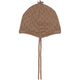 müsli KNIT hat in knitted holepattern Headwear Walnut 017080802