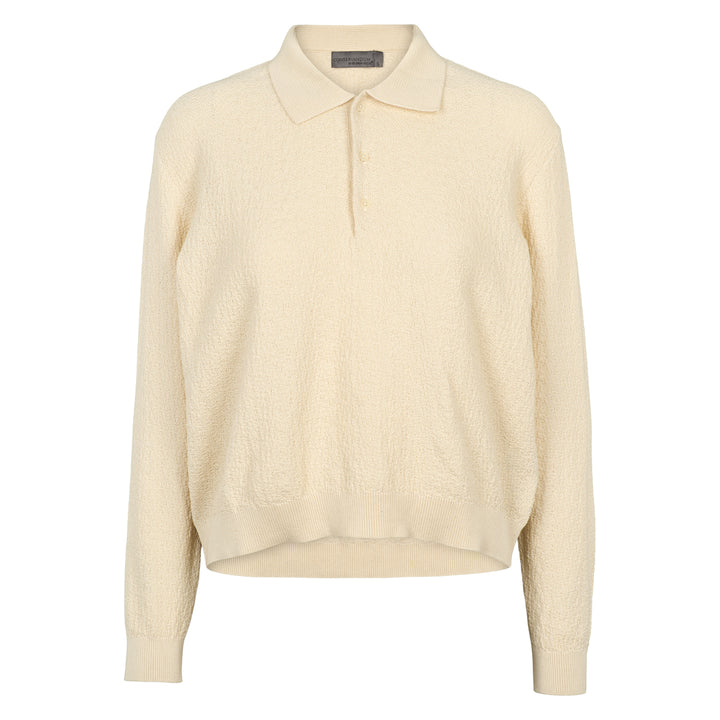 Conservandum KNIT polo top Sweatshirt Birch 013090500