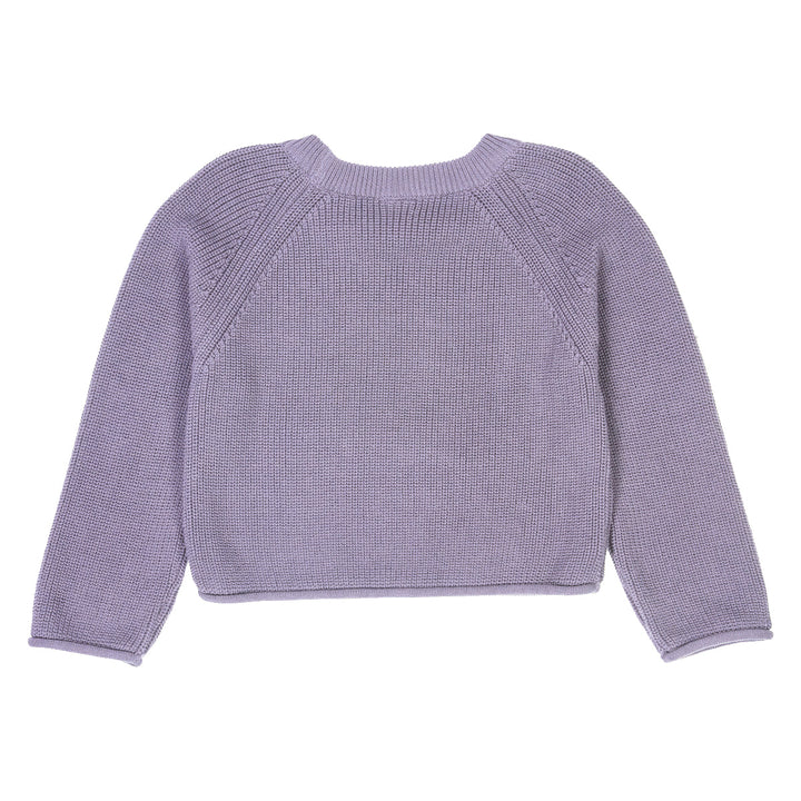 müsli KNIT sweater L_S Tee Lilac fog 018371202