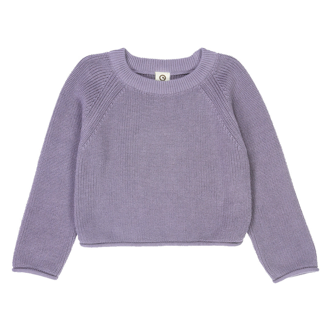 müsli KNIT sweater L_S Tee Lilac fog 018371202