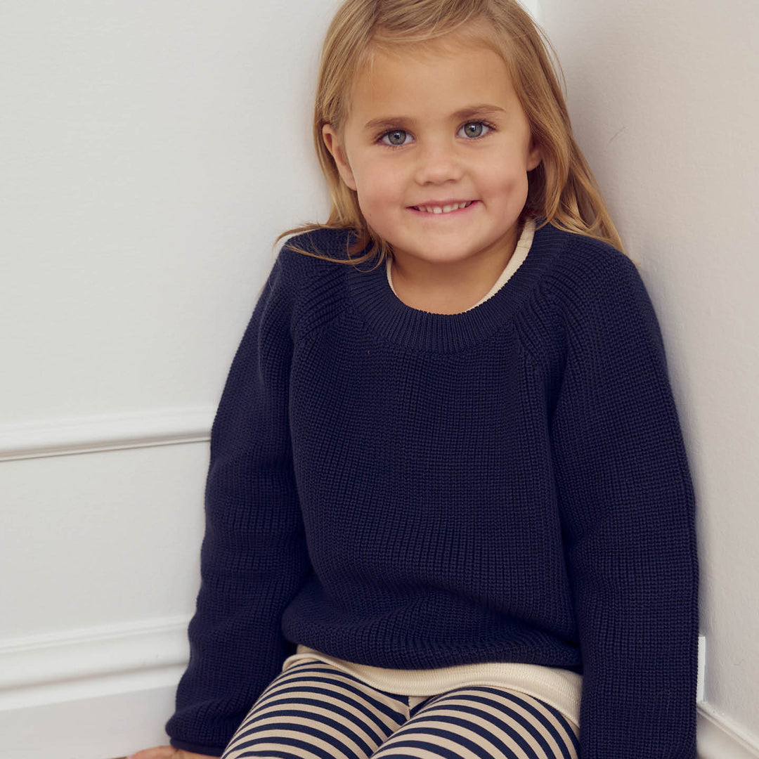 müsli KNIT sweater L_S Tee Night blue 019402301