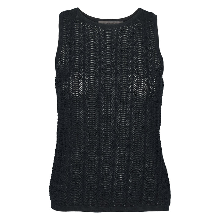 Conservandum KNIT top S_S Tee Black 019400706