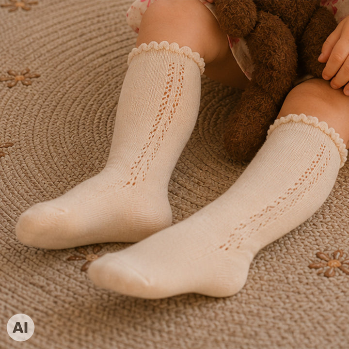 müsli Knee Socks Socks Oat 013040401