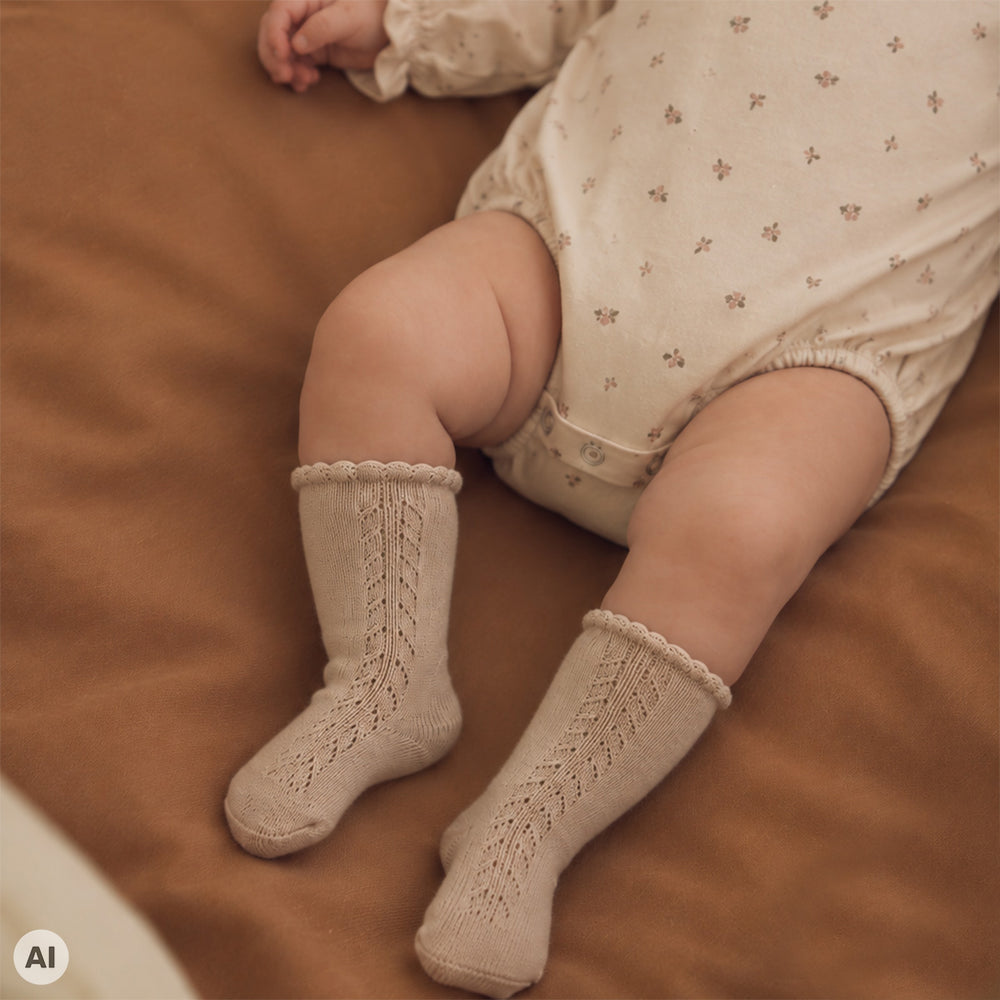 müsli Knee Socks 2-Pack Socks Walnut/ Oat 690000367