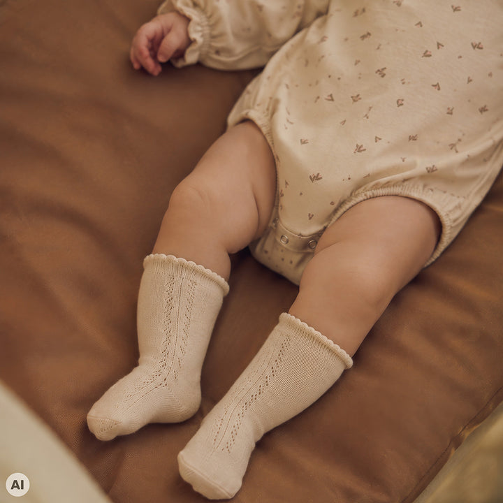 müsli Knee Socks 2-Pack Socks Walnut/ Oat 690000367