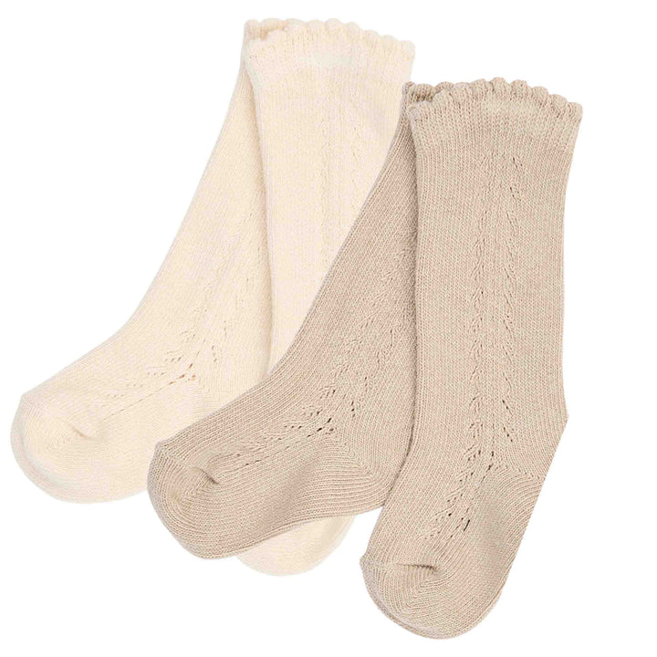 müsli Knee Socks 2-Pack Socks Walnut/ Oat 690000367